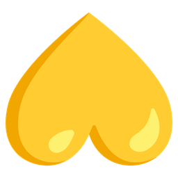 Yellow heart and Upside-down face