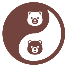 yin yang and bear