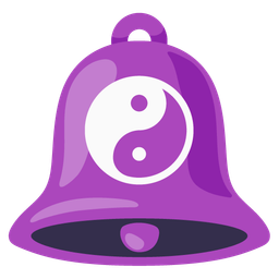 yin yang and bell
