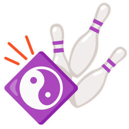 yin yang and bowling