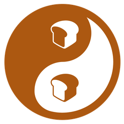 yin yang and bread
