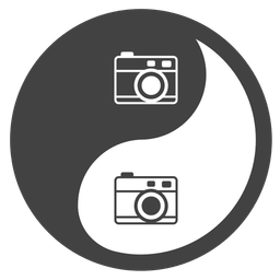 yin yang and camera