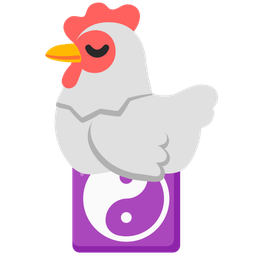 yin yang and chicken