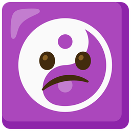 yin yang and confused face