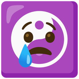 yin yang and crying face