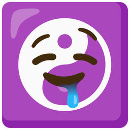 yin yang and drooling face