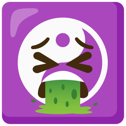 yin yang and face vomiting