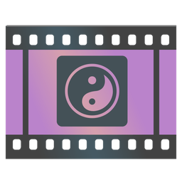 yin yang and film frames