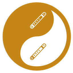yin yang and flute