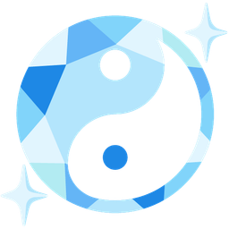 yin yang and gem stone