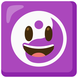 Yin yang and Grinning face with big eyes