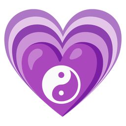 yin yang and growing heart