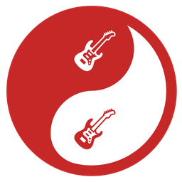 yin yang and guitar