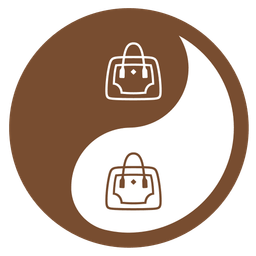 yin yang and handbag