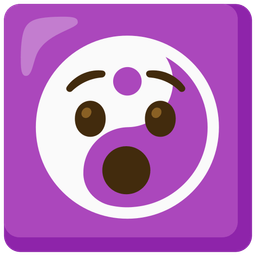 yin yang and hushed face