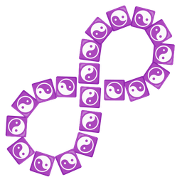 yin yang and infinity