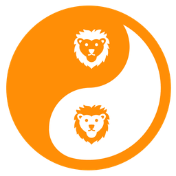 yin yang and lion