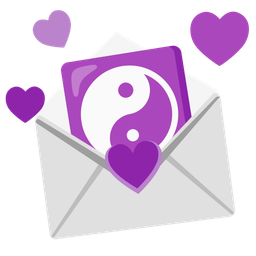 yin yang and love letter