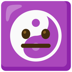 yin yang and neutral face