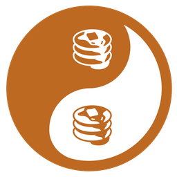 yin yang and pancakes