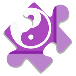 yin yang and puzzle piece