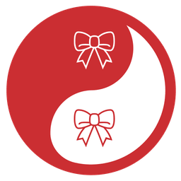 yin yang and ribbon