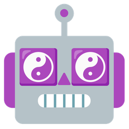 yin yang and robot