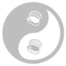 yin yang and sushi