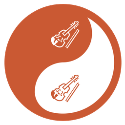 yin yang and violin