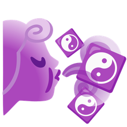 yin yang and wind face