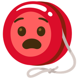 yo-yo and anguished face