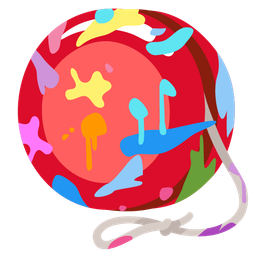 yo-yo and artist palette