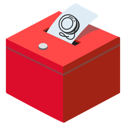 yo-yo and ballot box with ballot