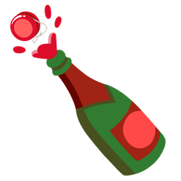 yo-yo and bottle with popping cork