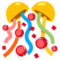 yo-yo and confetti ball