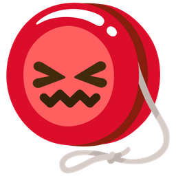 yo-yo and confounded face