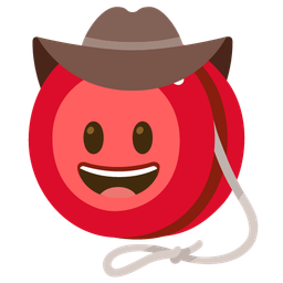 yo-yo and cowboy hat face