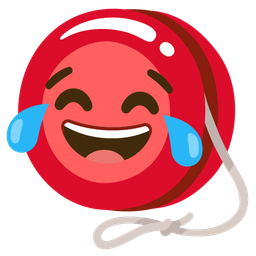 Yo-yo and Face with tears of joy