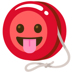 Yo-yo and Face with tongue