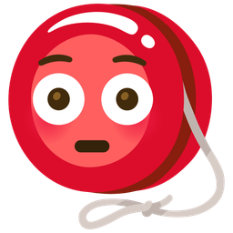 yo-yo and flushed face