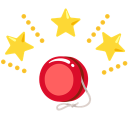 yo-yo and glowing star