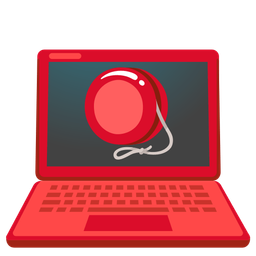 yo-yo and laptop
