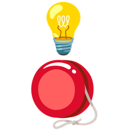 yo-yo and light bulb