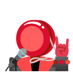 yo-yo and microphone