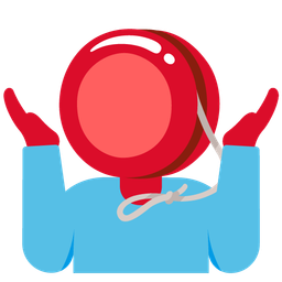 yo-yo and person shrugging