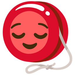 yo-yo and relieved face