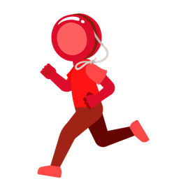 yo-yo and running shoe