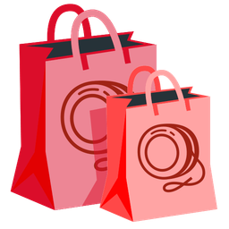 yo-yo and shopping bags