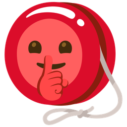 yo-yo and shushing face