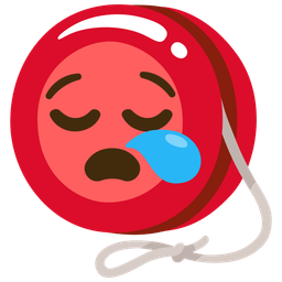 yo-yo and sleepy face